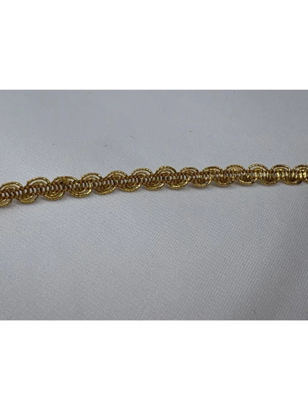 Embassy Trimmings Metallic Gold Braid Trim 1 yard Art 18-5024 Vintage Craft Supp